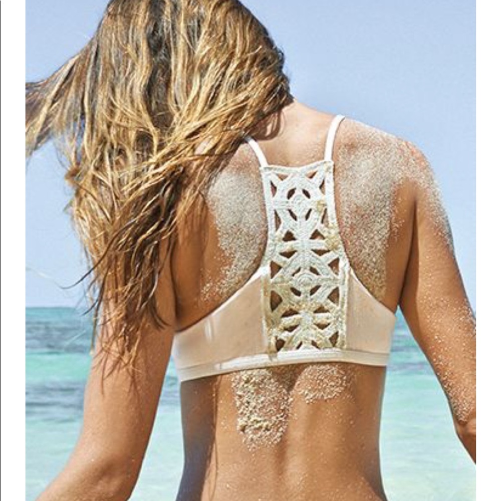 Lspace crochet swim top